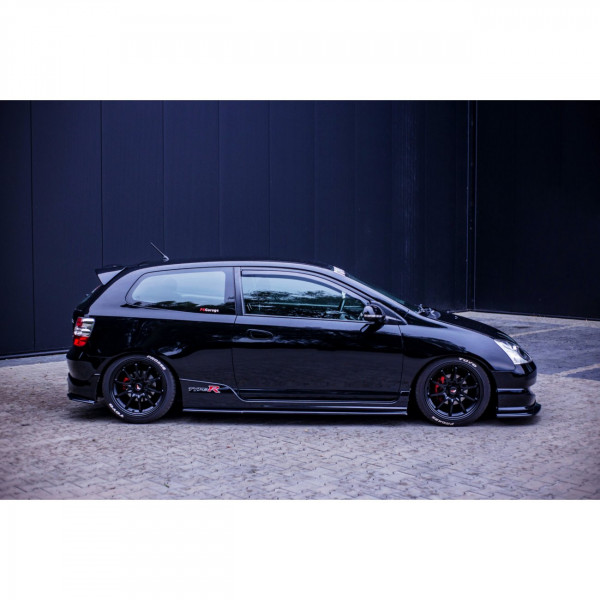 Seitenschweller Ansatz für HONDA CIVIC EP3 (MK7) TYPE-R/S FACELIFT schwarz Hochglanz