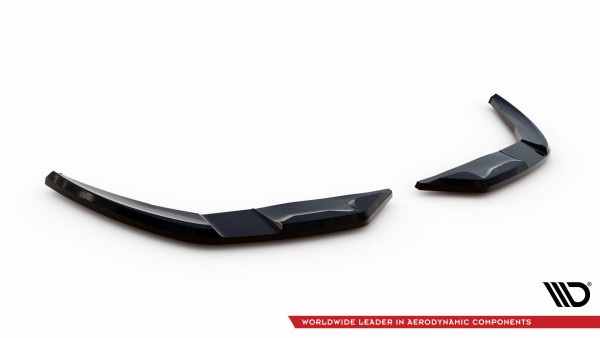 Heck Ansatz Flaps Diffusor für Ford Edge ST Mk2 schwarz Hochglanz