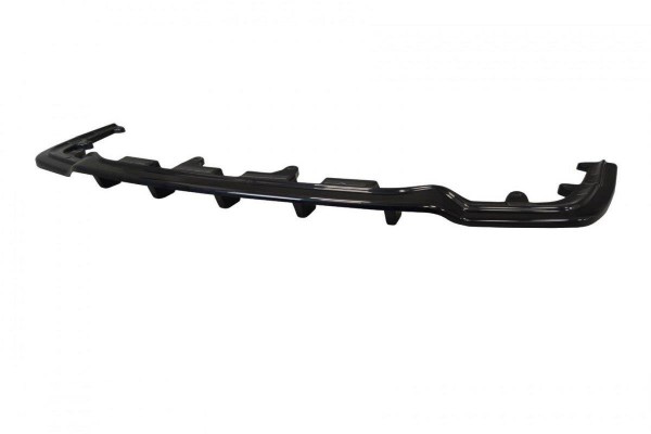 Mittlerer Diffusor Heck Ansatz für Lexus RX Mk4 H DTM LOOK schwarz Hochglanz