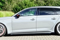 Seitenschwellersatz aus ABS mit seitlichem Wing vorn + hinten Seitenschwellersatz aus ABS mit seitlichem Wing vorn + hinten