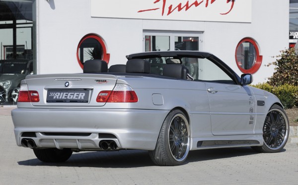 Rieger Heckeinsatz BMW 3er E46 Lim.