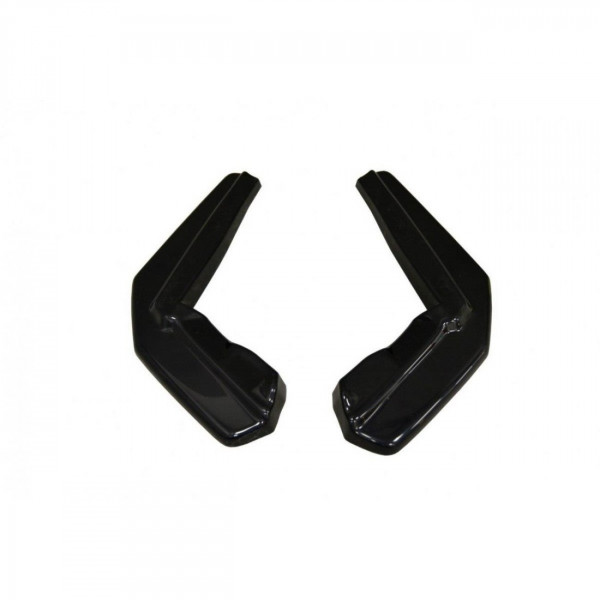 Heck Ansatz Flaps Diffusor für Lexus RX Mk4 T schwarz Hochglanz