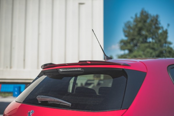 Spoiler CAP für Peugeot 308 GT Mk2 Facelift Carbon Look