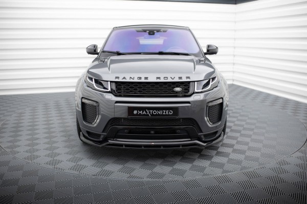 Front Ansatz für Land Rover Range Rover Evoque HSE Dynamic Mk1 Facelift schwarz Hochglanz