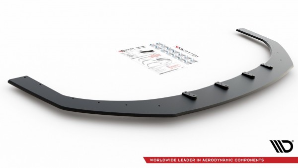 Robuste Racing Front Ansatz für passend +Flaps für Hyundai I30 N Mk3 Hatchback / Fastback schwarz Ho