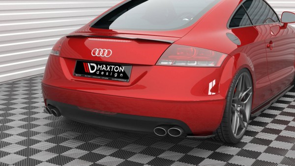 Spoiler CAP für Audi TT 8J schwarz Hochglanz