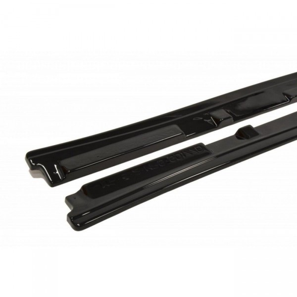 Seitenschweller Ansatz für MAZDA 3 MK2 MPS schwarz Hochglanz