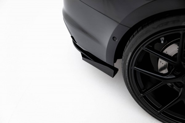 Street Pro Heck Ansatz Flaps Diffusor +Flaps für Ford Audi RS5 Sportback F5 schwarz Hochglanz