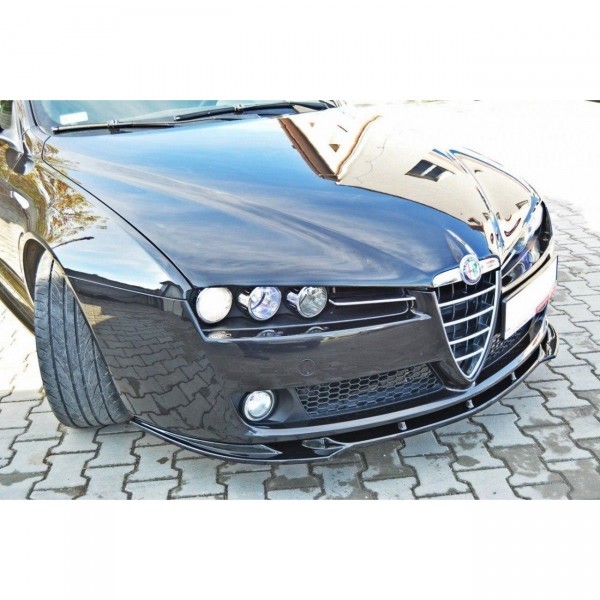 Front Ansatz für v.1 ALFA ROMEO 159 schwarz Hochglanz