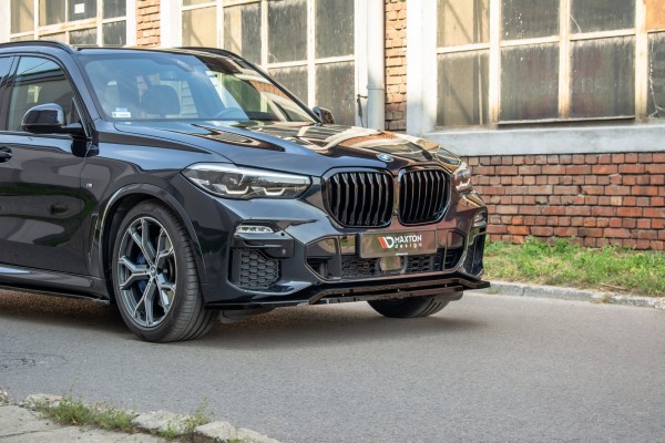 Front Ansatz für BMW X5 G05 M Paket schwarz Hochglanz
