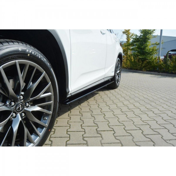 Seitenschweller Ansatz passend für Lexus RX Mk4 schwarz Hochglanz