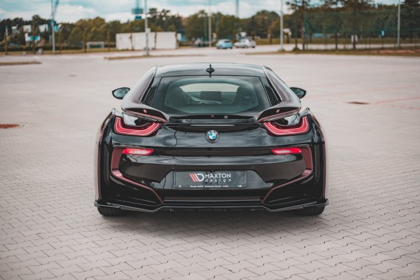 Mittlerer Diffusor Heck Ansatz DTM Look für BMW i8 Carbon Look