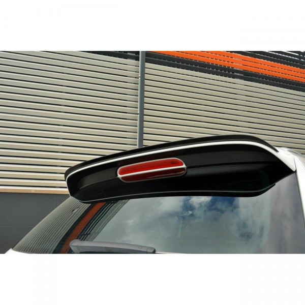 Spoiler CAP für Vw Tiguan Mk2 R-Line schwarz Hochglanz