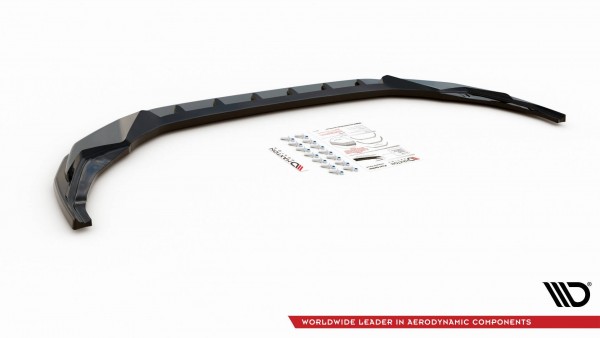 Front Ansatz V.3 für Audi S3 / A3 S-Line 8Y schwarz Hochglanz