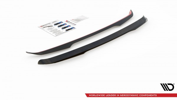 Spoiler CAP für Toyota GR Yaris Mk4 schwarz Hochglanz
