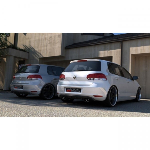 HECKSCHÜRZE für VW GOLF 6 MIT 2 AUSPUFF