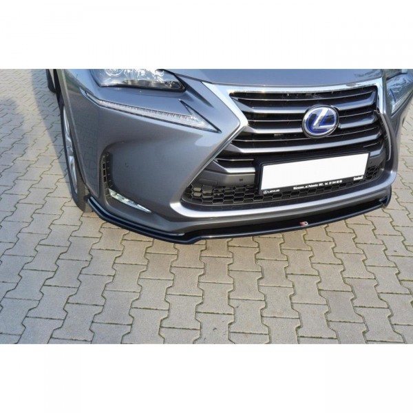 Front Ansatz V.1 für Lexus NX Mk1 schwarz Hochglanz