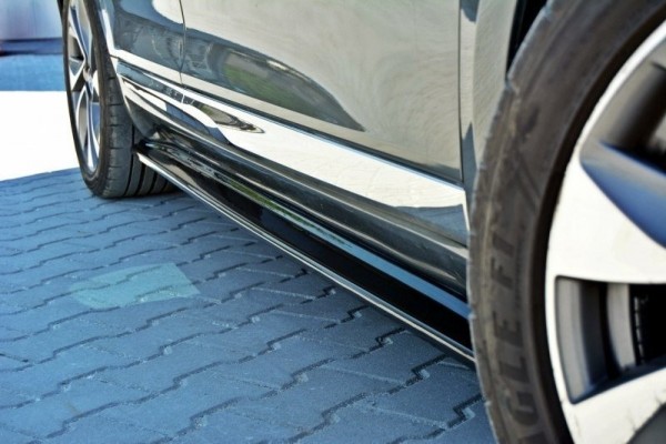 Seitenschweller Ansatz für CITROEN DS5 schwarz Hochglanz