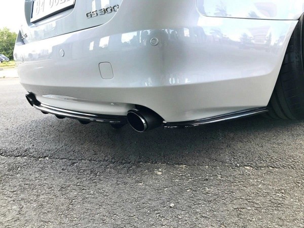 Mittlerer Diffusor Heck Ansatz für Lexus GS 300 Mk3 Facelift DTM LOOK schwarz Hochglanz
