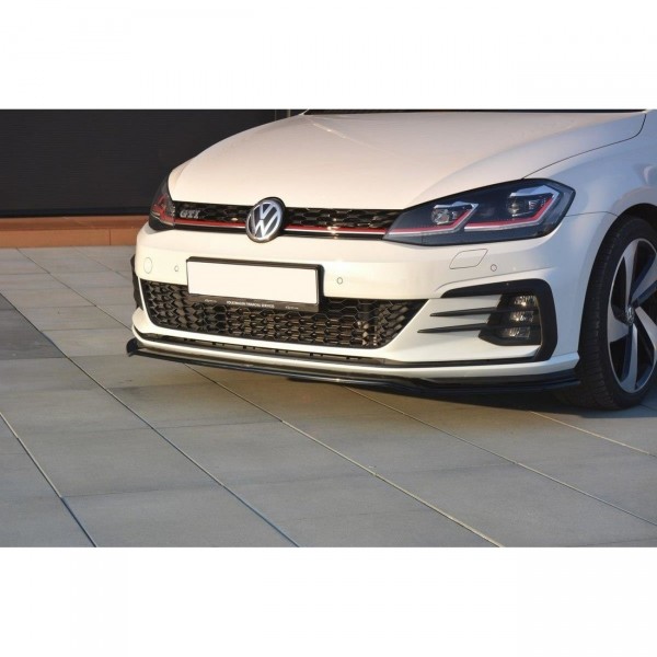 Front Ansatz V.2 für VW GOLF 7 GTI FACELIFT schwarz Hochglanz
