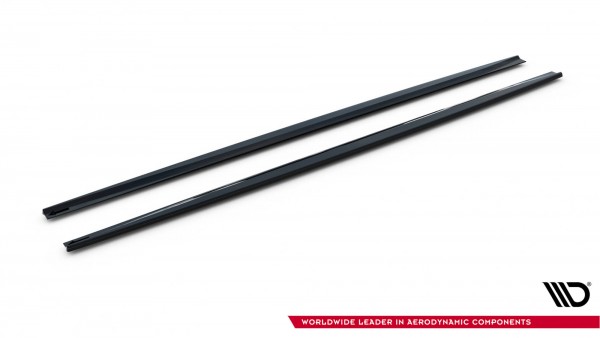 Seitenschweller Ansatz für V.2 für Ford Focus ST / ST-Line Mk4 schwarz Hochglanz