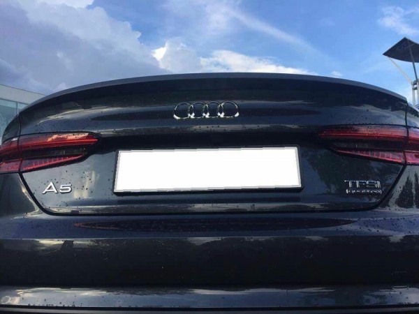 Heckspoiler für Audi A5 F5 Spoiler Heckspoilerlippe Sportback S-Line S5 AB 2016