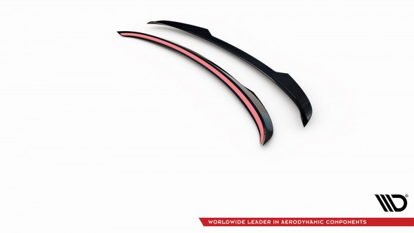 Spoiler CAP V.2 für Audi A6 Avant C7 schwarz Hochglanz