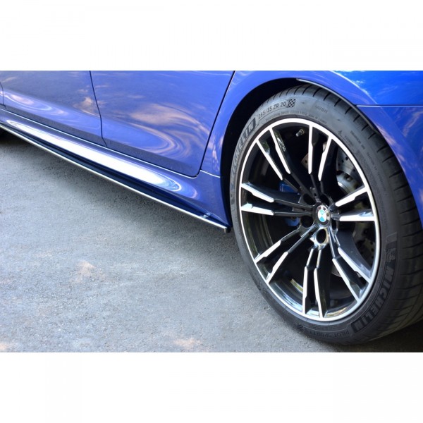 Seitenschweller Ansatz für BMW M5 F90 schwarz Hochglanz