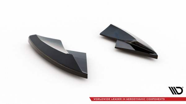 Heck Ansatz Flaps Diffusor V.2 für Opel Astra GTC OPC-Line J schwarz Hochglanz