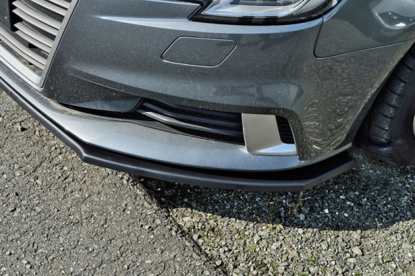 Cup Frontspoilerlippe aus ABS hochglanz schwarz Audi A3 Typ 8V + Sportback Bj.: 2016 - 3 türer + Spo