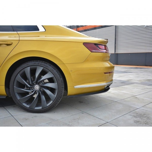 Heck Ansatz Flaps Diffusor passend für VW ARTEON schwarz matt