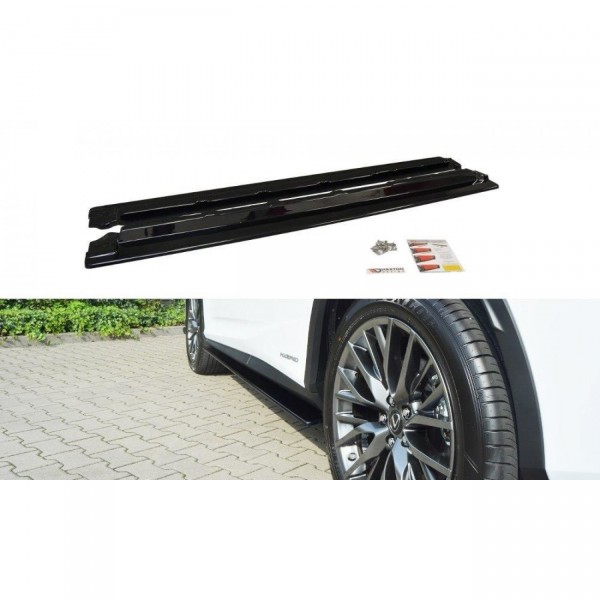 Seitenschweller Ansatz für Lexus RX Mk4 schwarz Hochglanz
