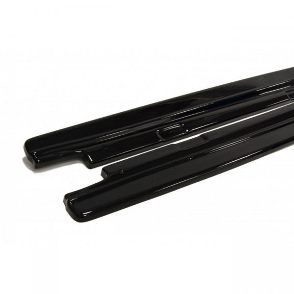 Seitenschweller Ansatz für Skoda Octavia RS Mk3 / Mk3 FL Hatchback / Kombi schwarz Hochglanz