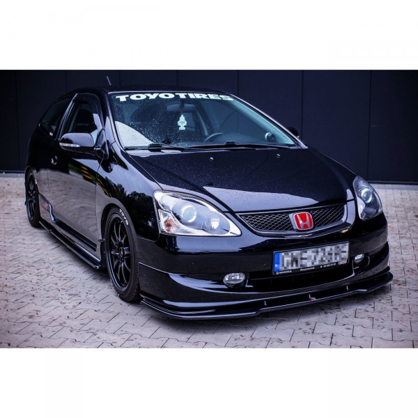 Front Ansatz V.1 für HONDA CIVIC EP3 (MK7) TYPE-R/S FACELIFT schwarz Hochglanz