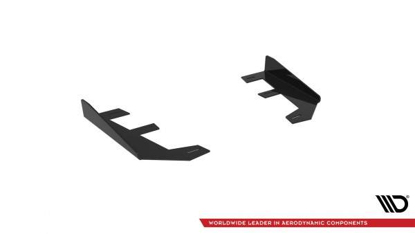 Hintere Seiten Flaps für BMW 4er35i Coupe M-Paket F32 schwarz Hochglanz