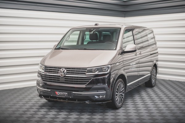 Front Ansatz V.2 für Volkswagen T6 Facelift Carbon Look