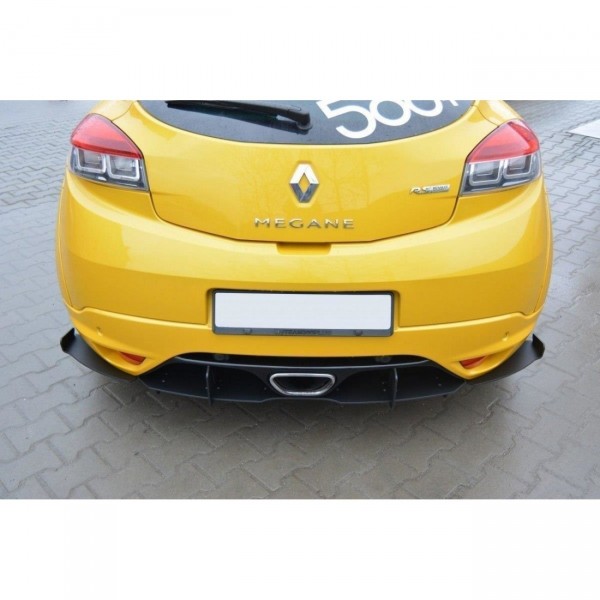 Heck Ansatz Flaps Diffusor für RENAULT MEGANE MK3 RS