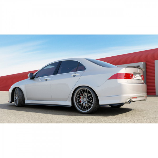 Spoiler CAP für HONDA ACCORD VII TYPE-S schwarz Hochglanz