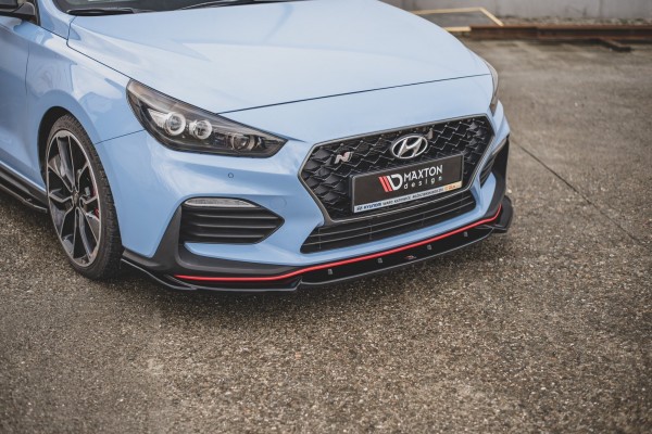 Front Ansatz V.5 für Hyundai I30 N Mk3 Hatchback/ Fastback schwarz Hochglanz
