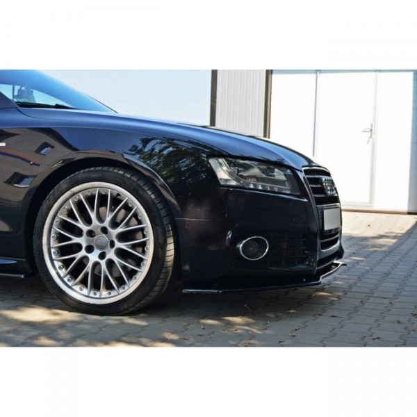 Front Ansatz für Audi S5 / A5 S-Line 8T schwarz Hochglanz