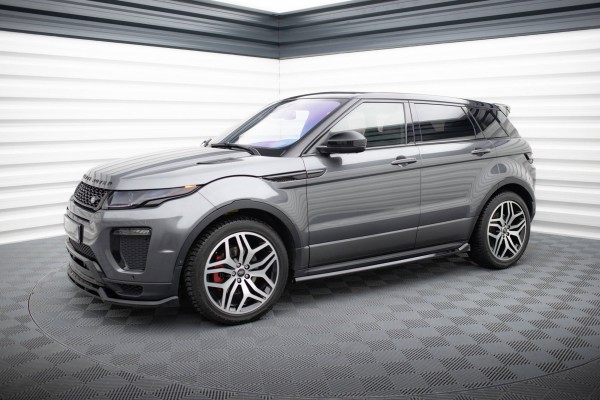 Seitenschweller Ansatz für Land Rover Range Rover Evoque HSE Dynamic Mk1 Facelift schwarz Hochglanz