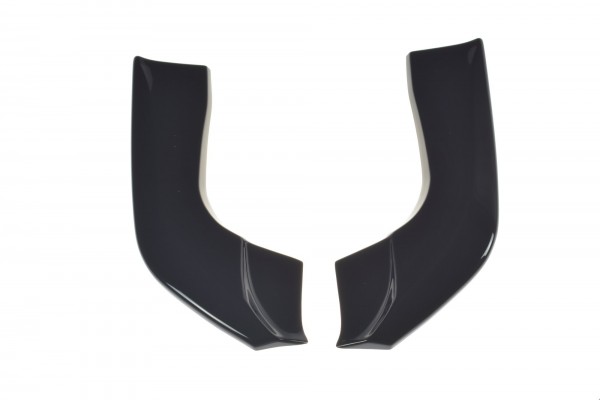 Heck Ansatz Flaps Diffusor für BMW X5 E70 Facelift M Paket Carbon Look