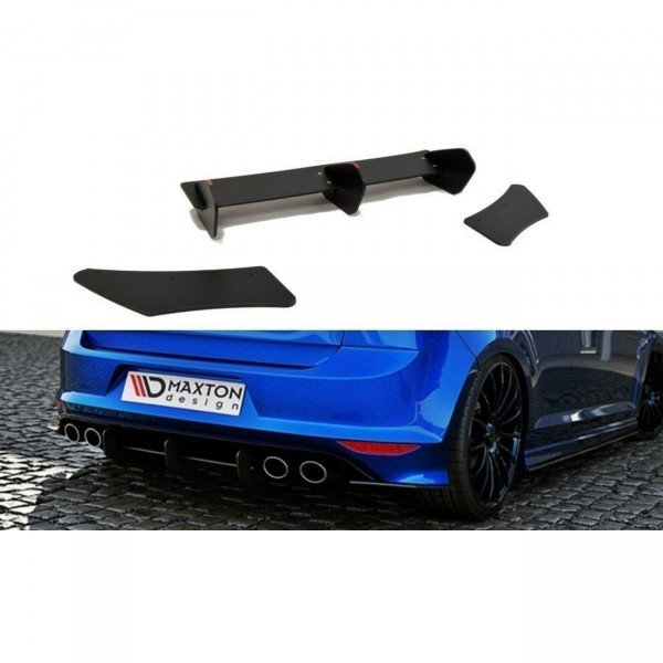Diffusor Heck Ansatz für VW GOLF 7 R HATCHBACK Heckschürze & Heck Ansatz Flaps Diffusor
