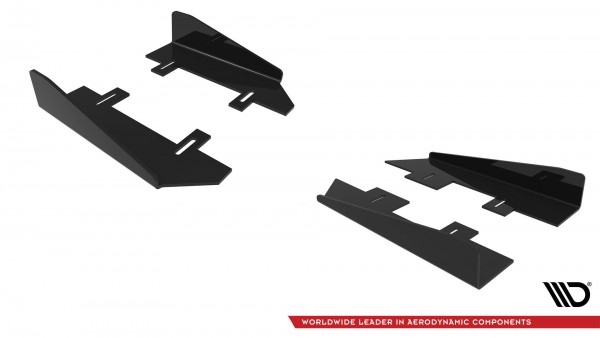 Side Flaps für Audi TT S / TT S-Line 8J Facelift schwarz Hochglanz