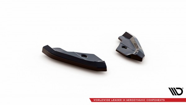 Heck Ansatz Flaps Diffusor V.1 für Seat Leon Hatchback Mk3 Facelift schwarz Hochglanz