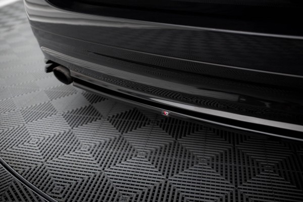 Heck Ansatz Flaps Diffusor für BMW 3er Touring E91 schwarz Hochglanz