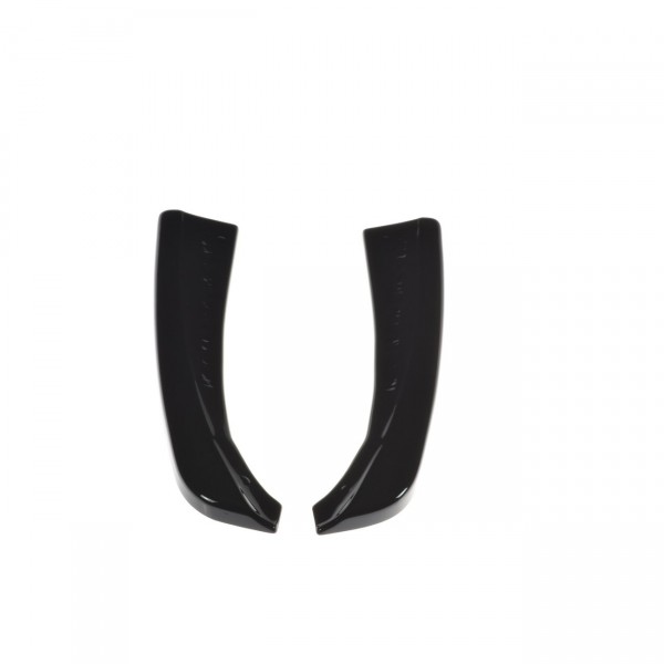 Heck Ansatz Flaps Diffusor für MERCEDES- BENZ C-KLASSE W205 COUPE AMG-LINE schwarz Hochglanz