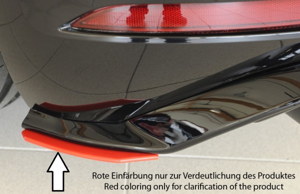 Rieger Heckschürzenansatz seitlich links VW Golf 7 GTI Diffusor
