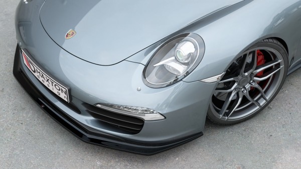 Front Ansatz V.1 für Porsche 911 Carrera 991 schwarz Hochglanz