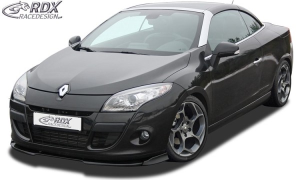 RDX Frontspoiler VARIO-X für RENAULT Megane 3 Coupe / Cabrio / CC (-2012) Frontlippe Front Ansatz Vo